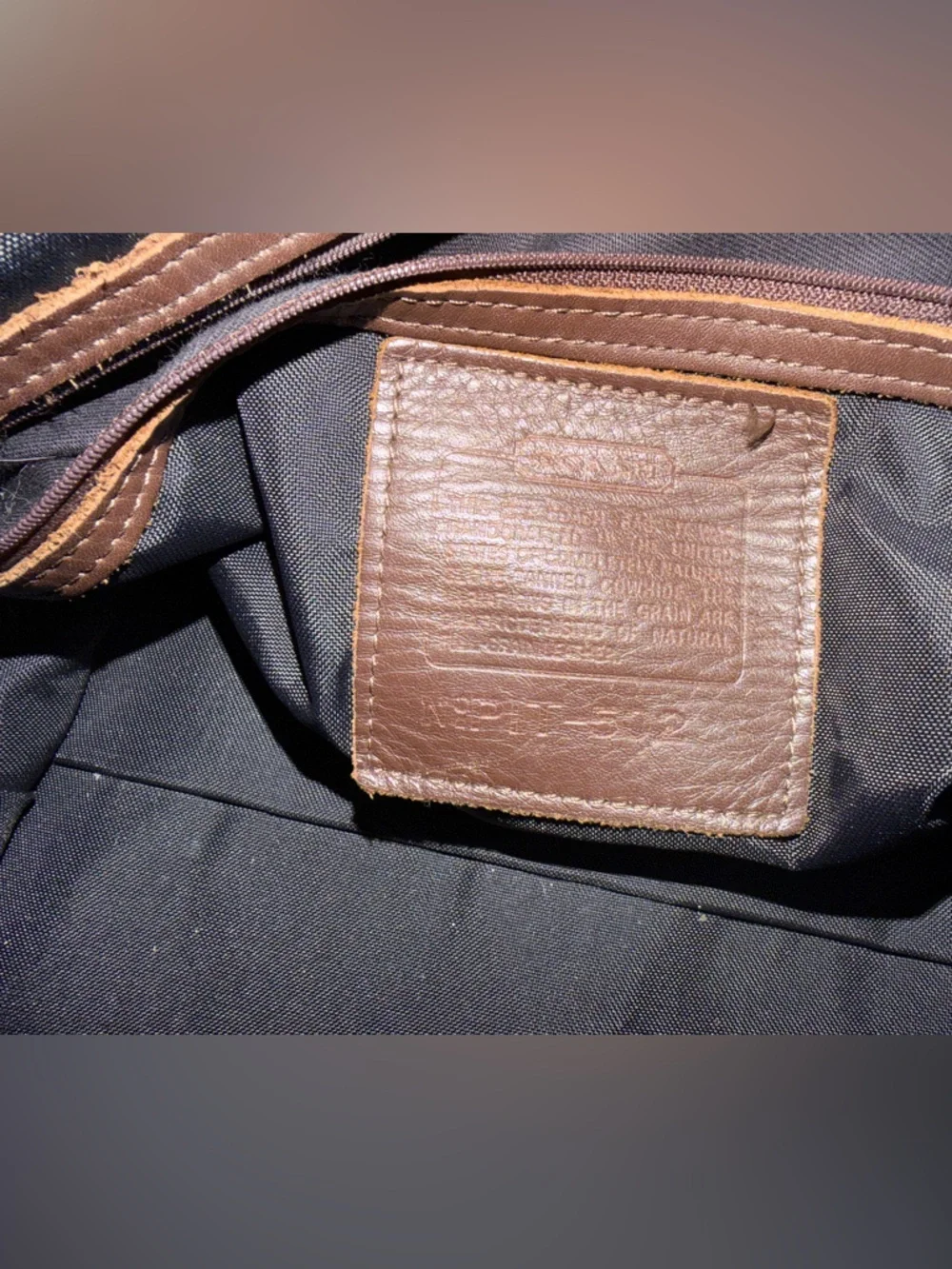 Coach Men's Brown Leather Duffel Bag - Picture 13 of 16